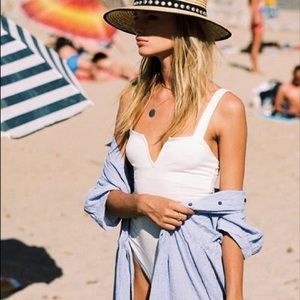 Free People Pippa V-wire Bodysuit